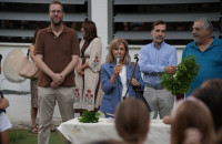 Στον αγιασμό στο 23ο Δημοτικό Σχολείο Καλαμαριάς Αθηνά Αηδονά