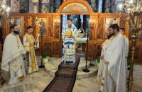 Ο Σερρών Θεολόγος στην ενορία των παιδικών του χρόνων