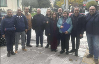 Σέρρες - Η ΔΑΚΕ του Δημοσίου Τομέα έκανε περίπατο στην Εκτελεστική Γραμματεία της ΑΔΕΔΥ