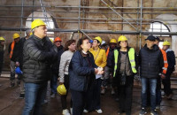 Από τη Λίνα Μενδώνη αυτοψία σε έργα πολιτισμού στο Διδυμότειχο και σε δομές υφαντικής σε Σουφλί και Σοφικό