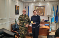 Με τους νέους Διοικητές της 10ης Μ/Π ΤΠ και των Πυροσβεστικών Υπηρεσιών συναντήθηκε η Δήμαρχος Σερρών