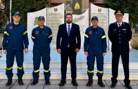 Επίσκεψη Γκολιδάκη στο 3ο Πυροσβεστικό Σώμα Θεσσαλονίκης