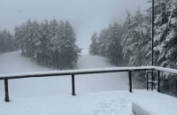 Σέρρες: Χιόνισε στο Λαϊλιά