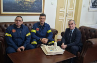 Συνάντηση Σπυρόπουλου με το νέο Διοικητή Πυροσβεστικών Υπηρεσιών κ. Καλαϊτζίδη