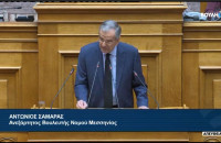 Αντώνης Σαμαράς Η ΝΔ μεταλλάχθηκε σε ασπόνδυλο κόμμα, έχει φθαρεί σε όλα τα επίπεδα - Τι είπε για ΟΠΕΚΕΠΕ, Τέμπη