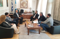 Σέρρες - Τη Βαρβάρα Μητλιάγκα επισκέφθηκε ο υποψήφιος Περιφερειάρχης Κεντρικής Μακεδονίας Θεόδωρος Καράογλου