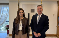 Συνάντηση εργασίας του Πρύτανη του Διεθνούς Πανεπιστημίου της Ελλάδος με την Υπουργό Παιδείας Θρησκευμάτων και Αθλητισμού