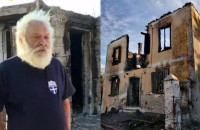 «Το σπίτι μου έγινε στάχτες αλλά δεν το εγκαταλείπω»: Ραγίζει καρδιές η δύναμη ψυχής του Αλέκου Βουτσαρά