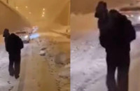 Αττική οδός: Πατέρας πήρε το παιδί του αγκαλιά και περπάτησε 2,5 χιλιόμετρα