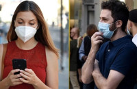 Σε πόση ώρα μεταδίδεται ο κορονοϊός ανάλογα με τη μάσκα που φοράς