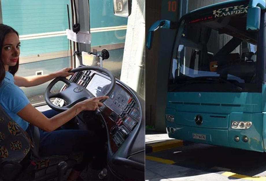 Μία νέα και όμορφη γυναίκα στο τιμόνι του ΚΤΕΛ Λάρισας Μία νέα και όμορφη γυναίκα στο τιμόνι του ΚΤΕΛ Λάρισας