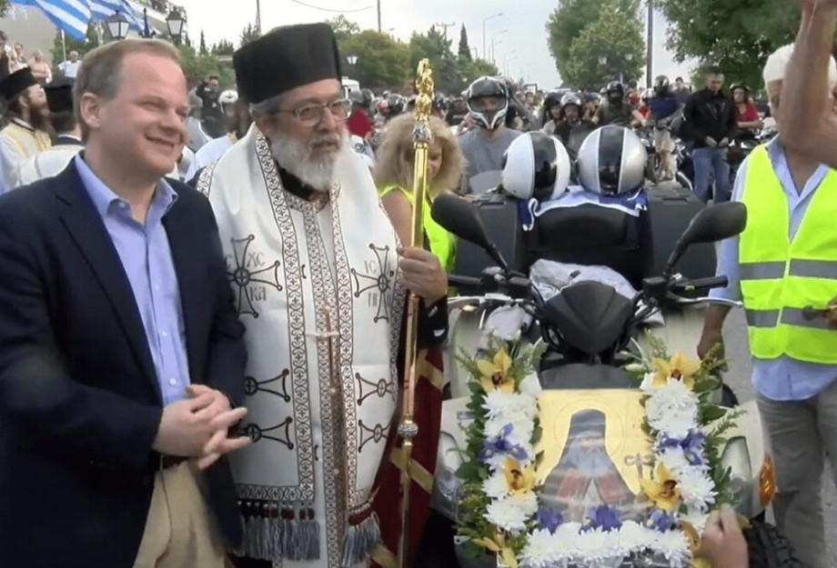Μοτοσικλετιστές κουβάλησαν την εικόνα του Αγίου Λουκά: Μαζί τους με ducati και ο Δομουχτσίδης! Μοτοσικλετιστές κουβάλησαν την εικόνα του Αγίου Λουκά: Μαζί τους με ducati και ο Δομουχτσίδης!
