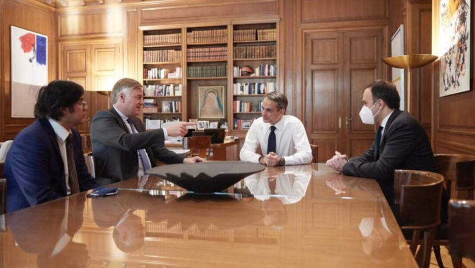 Παρών ο Τάσος Χατζηβασιλείου στη συνάντηση Μητσοτάκη με τον Γενικό Γραμματέα του ΕΛΚ Antonio López-Istúriz