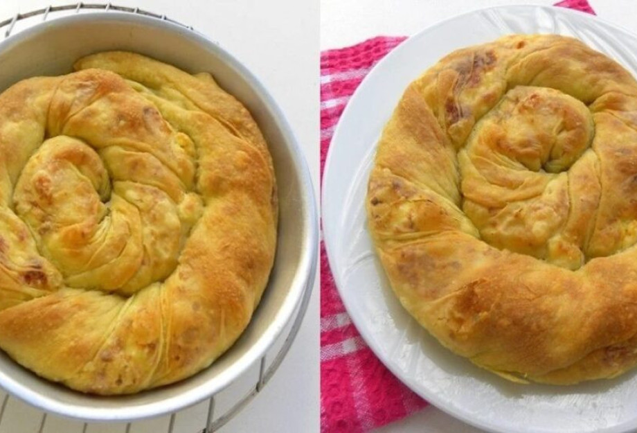 Στριφτή τυρόπιτα της γιαγιάς έτοιμη σε λίγα λεπτά, η συνταγή που σαρώνει!
