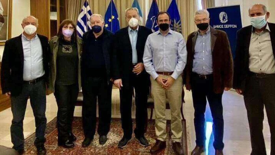 Συνάντηση Χρυσάφη με πρώην Δημάρχους της Π.Ε Σερρών