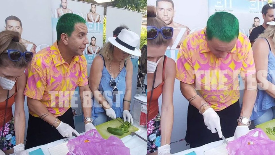 Ο Μαζωνάκης μαγείρεψει σε πλατεία της Πάτρας για τον «Άλλο Άνθρωπο»