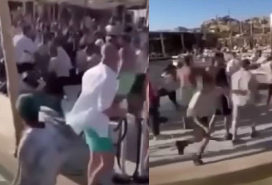 Ντροπιαστικές εικόνες στη Μύκονο: Άγριος ξuλοδαρμός σε beach bar μεταξύ μεθυσμένων ατόμων Ντροπιαστικές εικόνες στη Μύκονο: Άγριος ξuλοδαρμός σε beach bar μεταξύ μεθυσμένων ατόμων