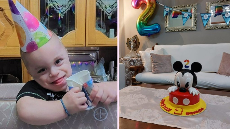 O μικρούλης Χρήστος Εφραίμ νίκησε τον καρκίνο και γιόρτασε στο σπίτι τα δεύτερα γενέθλιά του.