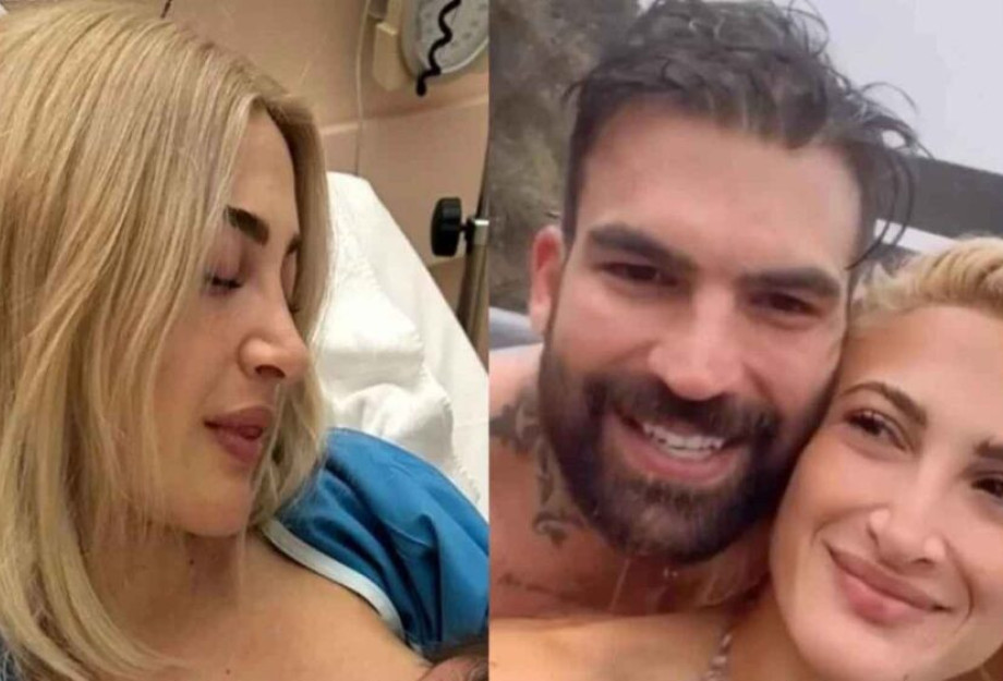Αγκαλιά με το νεογέννητο: Η Τούνη ανέβασε την 1η φώτο μαζί με τον γιο της και όλοι είδαν σε ποιον μοιάζει