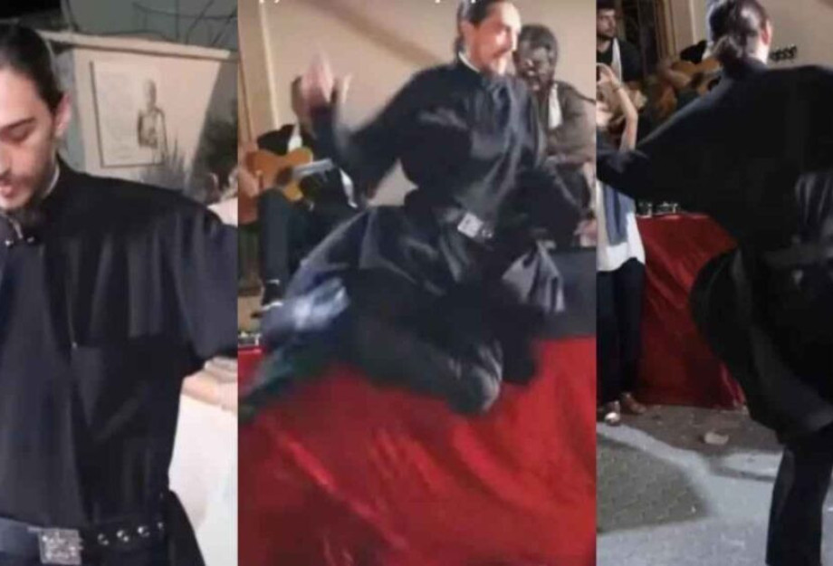 “Γκρέμισε” το διαδίκτυο ο πατήρ Ευγένιος: Ο Έλληνας ιερομόναχος χορεύει & εντυπωσιάζει με τις ικανότητες του (ΒΙΝΤΕΟ) “Γκρέμισε” το διαδίκτυο ο πατήρ Ευγένιος: Ο Έλληνας ιερομόναχος χορεύει & εντυπωσιάζει με τις ικανότητες του (ΒΙΝΤΕΟ)