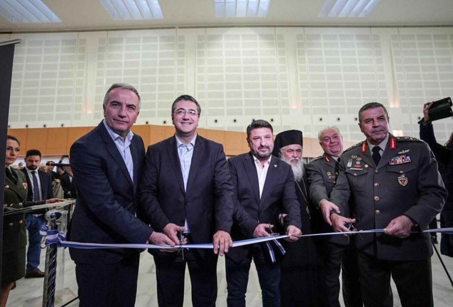 Την ολοκλήρωση της ενεργειακής αναβάθμισης του 424 ΓΣΝΕ Εγκαινίασαν Τζιτζικώστας – Χαρδαλιάς