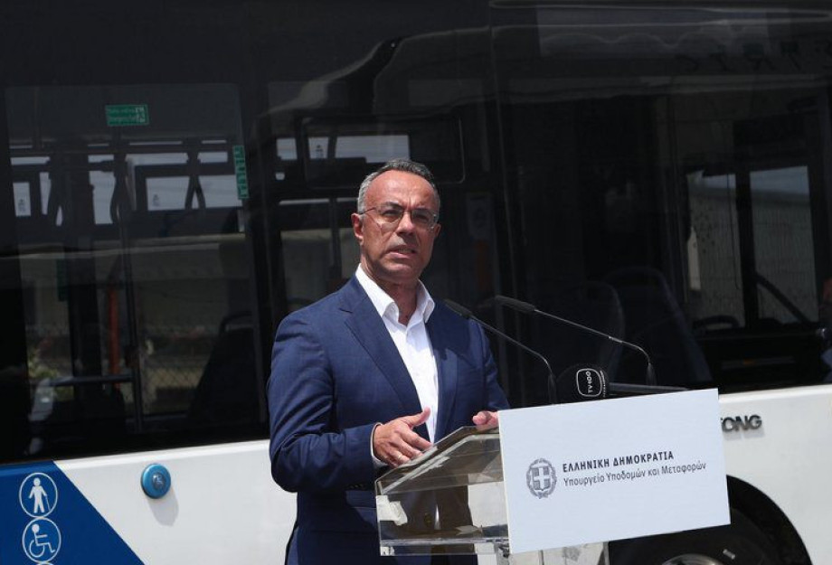Χρήστος Σταϊκούρας: Με τα νέα ηλεκτρικά λεωφορεία ανανεώνεται το 1/3του στόλου των οχημάτων του ΟΑΣΘ Χρήστος Σταϊκούρας: Με τα νέα ηλεκτρικά λεωφορεία ανανεώνεται το 1/3του στόλου των οχημάτων του ΟΑΣΘ
