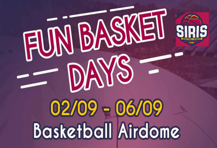 FUN BASKET DAYS στο Αθλητικό Πάρκο Elpida Resort από 02 εως 06 Σεπτεμβρίου FUN BASKET DAYS στο Αθλητικό Πάρκο Elpida Resort από 02 εως 06 Σεπτεμβρίου