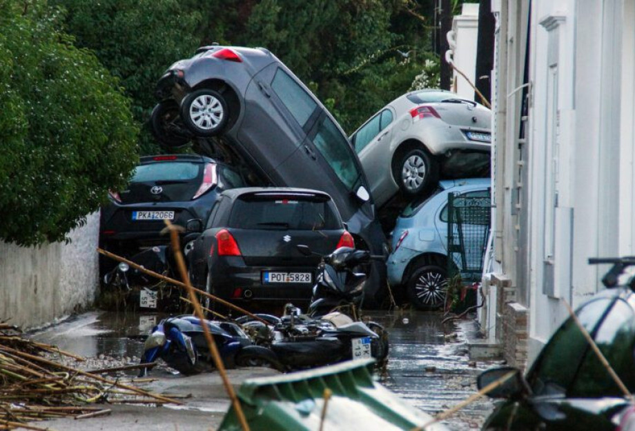 Καταστροφές στην Ρόδο από την κακοκαιρία Καταστροφές στην Ρόδο από την κακοκαιρία