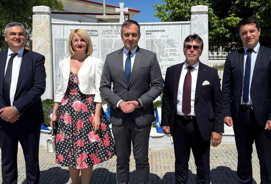 ΥΦΥΠΕΞ Χατζηβασιλείου στο Νέο Σούλι: Η θυσία των προγόνων μας φάρος για τις επόμενες γενιές ΥΦΥΠΕΞ Χατζηβασιλείου στο Νέο Σούλι: Η θυσία των προγόνων μας φάρος για τις επόμενες γενιές
