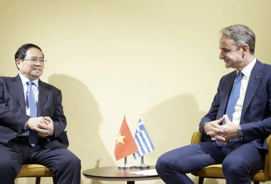 Συνάντηση του Πρωθυπουργού Κυριάκου Μητσοτάκη με τον Πρωθυπουργό του Βιετνάμ Phạm Minh Chính Συνάντηση του Πρωθυπουργού Κυριάκου Μητσοτάκη με τον Πρωθυπουργό του Βιετνάμ Phạm Minh Chính