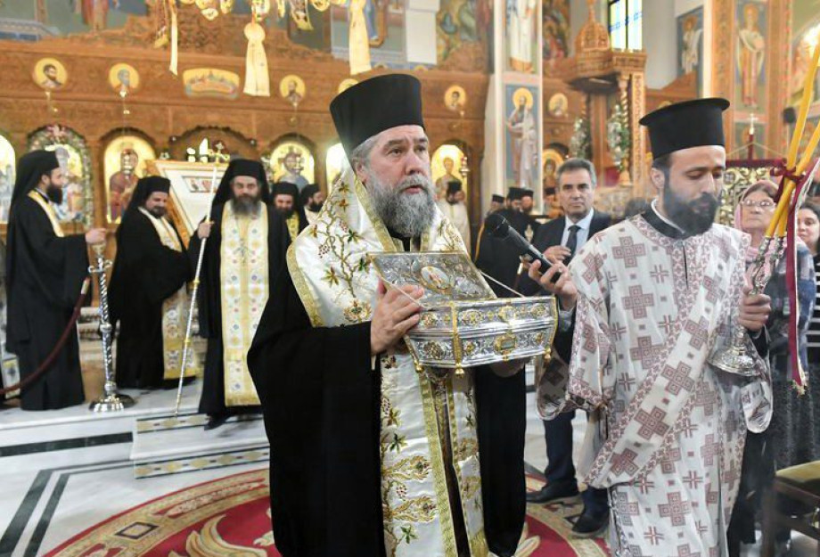 Σερρών Θεολόγος:«Θησαυρός αδαπάνητος της Εκκλησίας των Σερρών το κομισθέν τμήμα του λειψάνου του Αγ. Σπυρίδωνος» Σερρών Θεολόγος:«Θησαυρός αδαπάνητος της Εκκλησίας των Σερρών το κομισθέν τμήμα του λειψάνου του Αγ. Σπυρίδωνος»