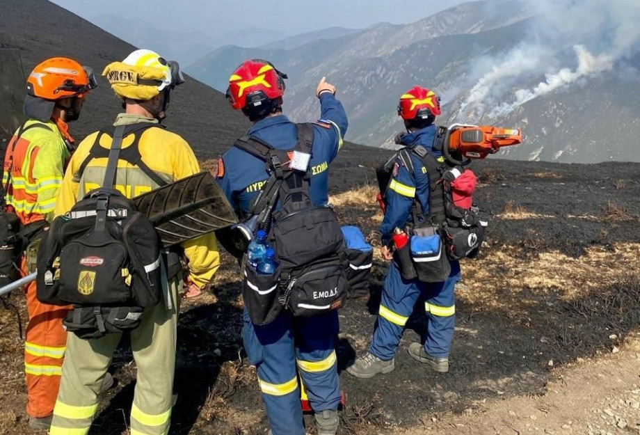 Οι Έλληνες δασοκομάντος επιχειρούν στο πύρινο μέτωπο της Ισπανίας Οι Έλληνες δασοκομάντος επιχειρούν στο πύρινο μέτωπο της Ισπανίας