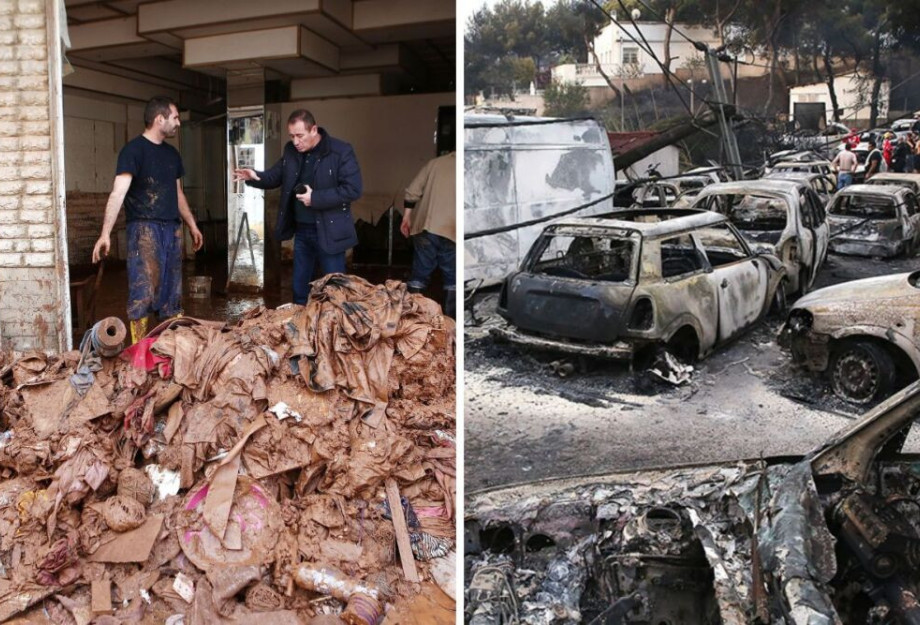 2,9 εκατ. ευρώ σε 37 υποθέσεις αγωγών αποζημίωσης για τις τραγωδίες στο Μάτι και τη Μάνδρα