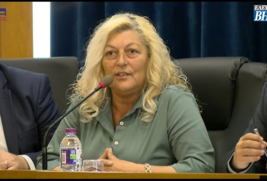 Η Ελπίδα Σιδηροπούλου για την διαμαρτυρία με τον υφυπουργό Αγροτικης ανάπτυξης στις Σέρρες "Για όνομα του Θεού"! Ποιού Θεού, ποιός έχει θεό μέσα στη βουλή;;;