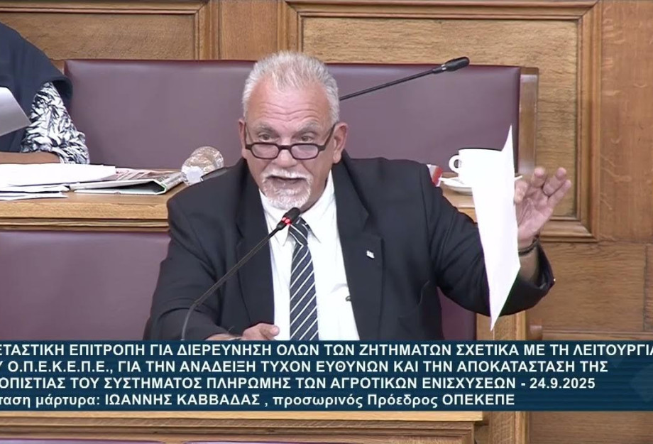 Κόντρα σε Σαλάτα και Καββαθά ο Κώστας Μπούμπας  στην εξεταστική επιτροπή για τον ΟΠΕΚΕΠΕ