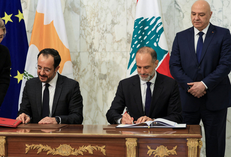 Κυπριακή Δημοκρατία και Λίβανος προχώρησαν στην οριοθέτηση ΑΟΖ