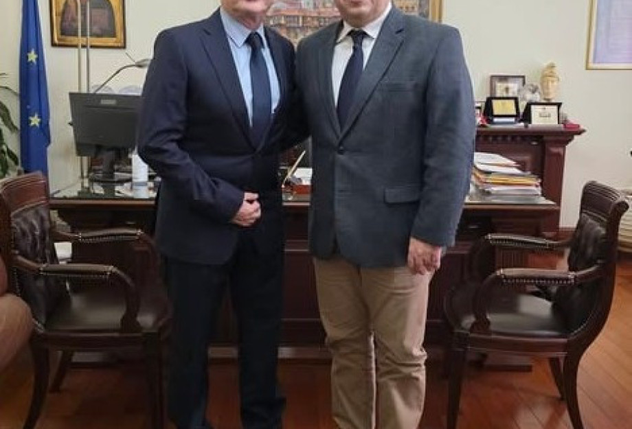 Συνάντηση εργασίας του Αντιπεριφερειάρχη Σερρών με τον Γεν. Γραμματέα της Αποκεντρωμένης Διοίκησης Μακεδονίας-Θράκης
