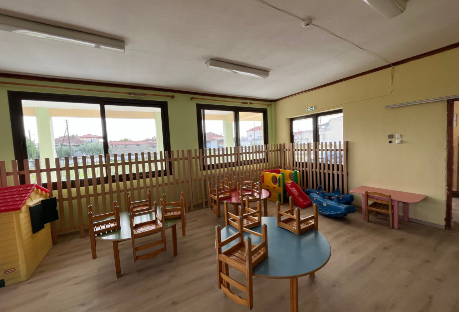 Ο δημοτικός παιδικός σταθμός της Κάτω Καμήλας -Έτοιμος να ανοίξει τις πόρτες του