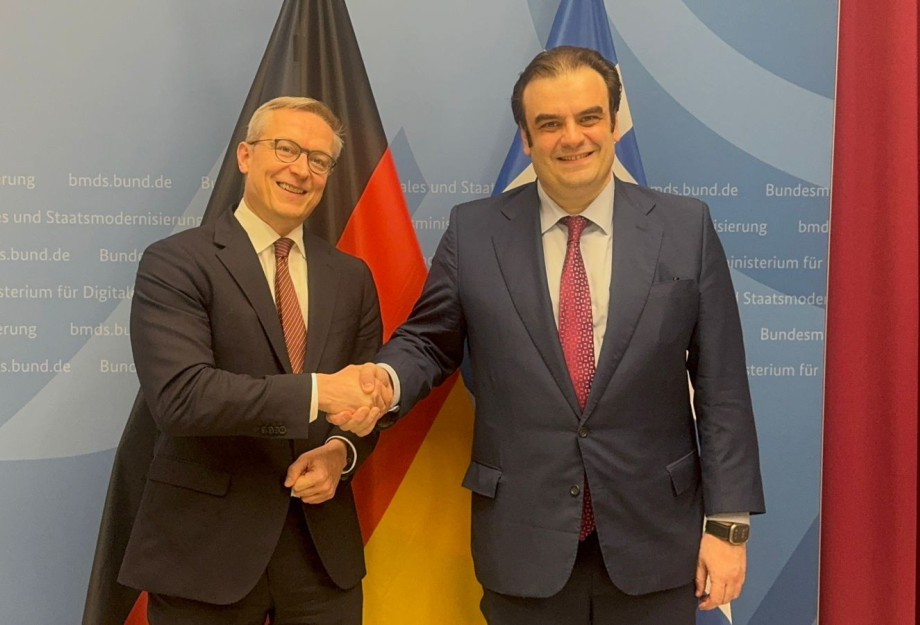 Συνάντηση Πιερρακάκη – Wildberger για τις προοπτικές εμβάθυνσης συνεργασίας Ελλάδας–Γερμανίας