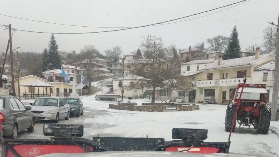 Στα... λευκά Άνω Βροντού και Ορεινή -Σε ετοιμότητα ο Δήμος Σερρών