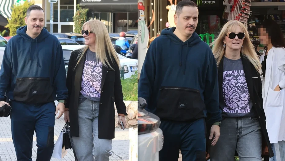 Αλέξανδρος Τσουβέλας: Χαλαρή βόλτα στη Γλυφάδα με τη διεθνούς φήμης γλύπτρια σύντροφό του