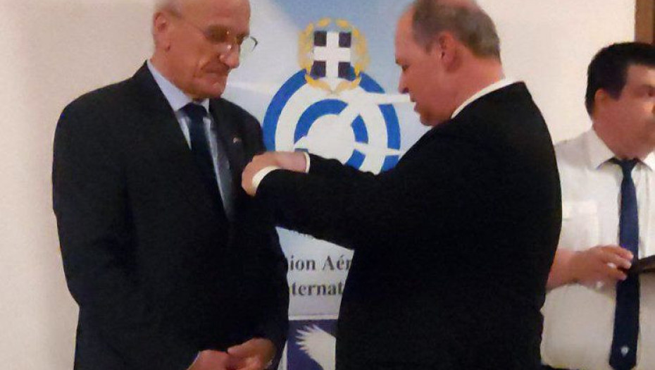 Διεθνής τιμητική διάκριση για τον Πρόεδρο της Αερολέσχης Σερρών Γιώργο Βασιλείου