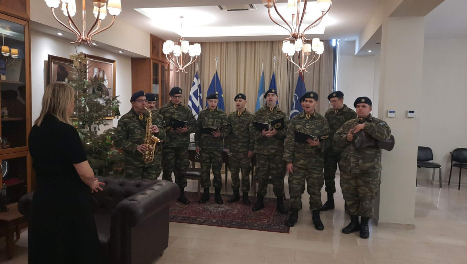 Στο Δημαρχείο Σερρών: Πρωτοχρονιάτικα κάλαντα και ευχές για το νέο έτος