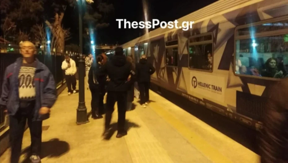 Ακινητοποιήθηκε στην Οινόη η αμαξοστοιχία που εκτελούσε το δρομολόγιο Αθήνα – Θεσσαλονίκη