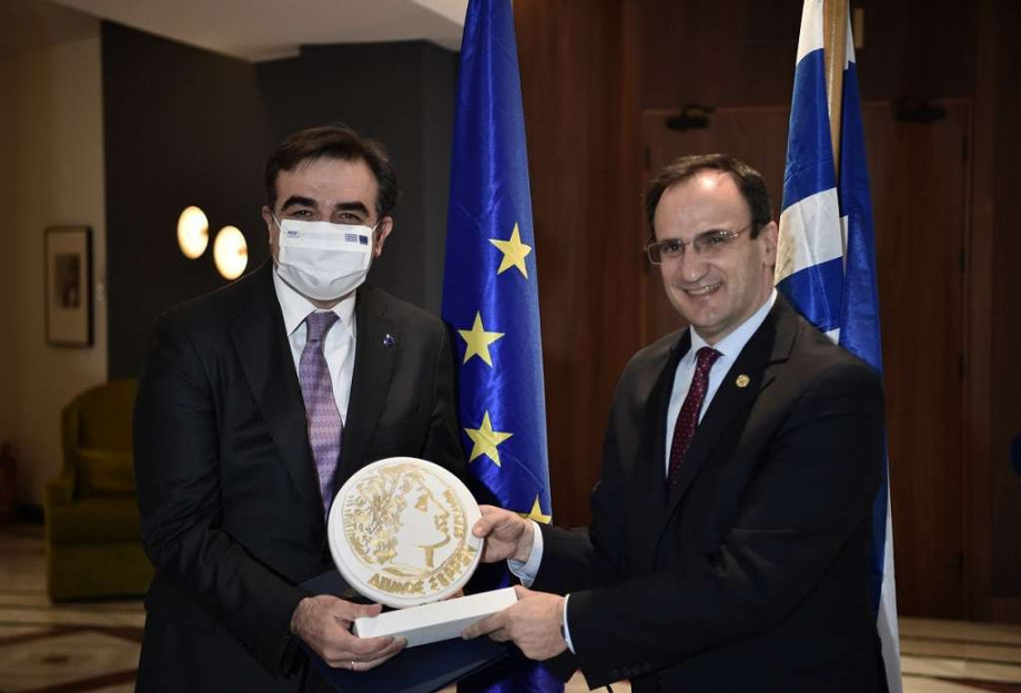 Σε θερμό κλίμα η συνάντηση Χρυσάφη –Σχοινά Σε θερμό κλίμα η συνάντηση Χρυσάφη –Σχοινά