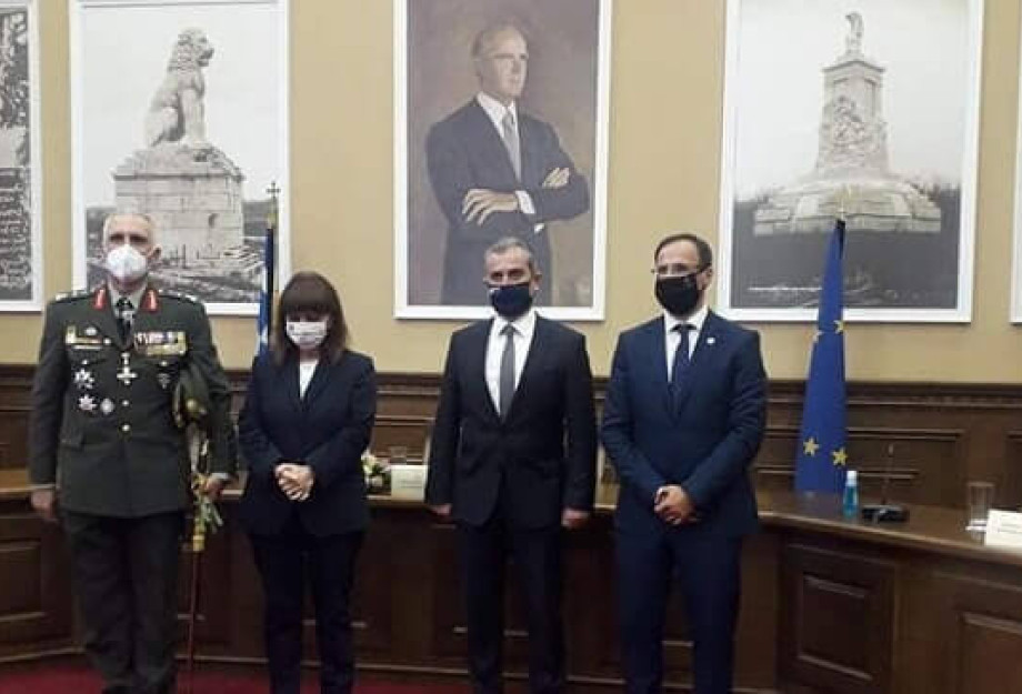 Παναγιώτης Σπυρόπουλος προς την Πρόεδρο της Δημοκρατίας Κατερίνα Σακελλαροπούλου: Τιμούμε την μνήμη των προγόνων μας Παναγιώτης Σπυρόπουλος προς την Πρόεδρο της Δημοκρατίας Κατερίνα Σακελλαροπούλου: Τιμούμε την μνήμη των προγόνων μας