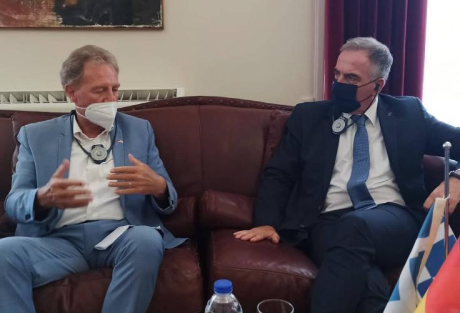 Συναντήθηκε ο Υφυπουργός Μακεδονίας και Θράκης Σταύρος Καλαφάτης Με τον Γερμανό Υφυπουργό Οικονομικών Νόρμπερτ Μπάρτλε Συναντήθηκε ο Υφυπουργός Μακεδονίας και Θράκης Σταύρος Καλαφάτης Με τον Γερμανό Υφυπουργό Οικονομικών Νόρμπερτ Μπάρτλε