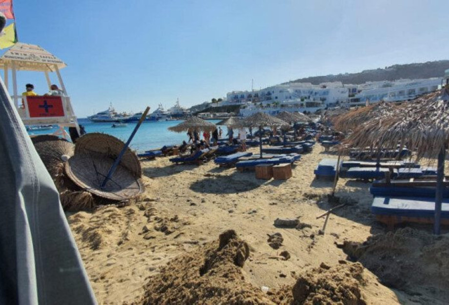 Μύκονος: «Έσκασε» η αποχέτευση και χύθηκαν λύματα – Κόκκινη σημαία στην παραλία Πλατύς Γιαλός Μύκονος: «Έσκασε» η αποχέτευση και χύθηκαν λύματα – Κόκκινη σημαία στην παραλία Πλατύς Γιαλός
