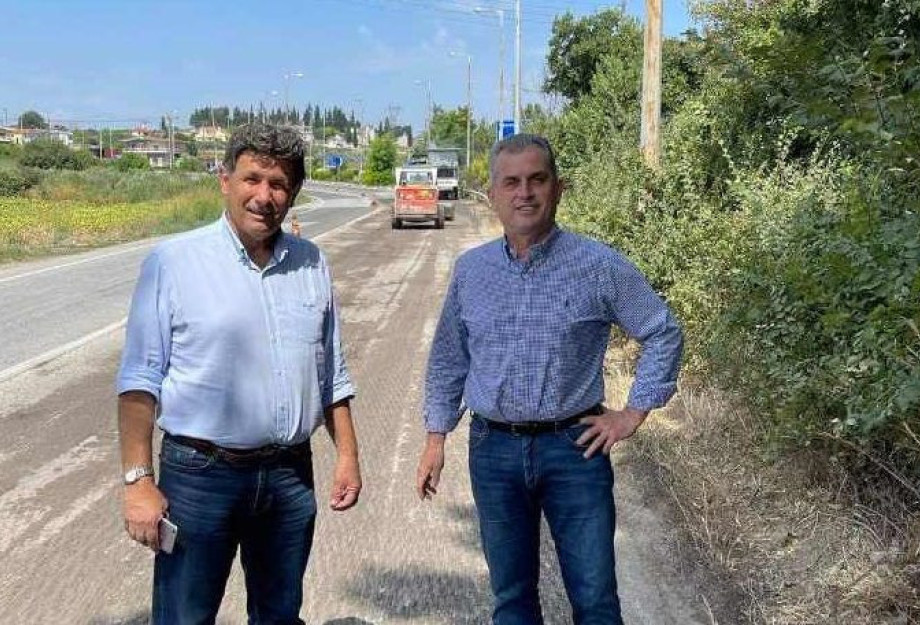 Στο οδικό τμήμα μεταξύ των κόμβων Ν.Ζίχνης-Μεσορράχης : Ξεκίνησαν οι εργασίες αποκατάστασης οδοστρώματος