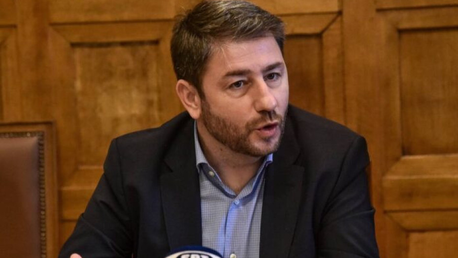 Στον Ορχομενό σε συνάντηση με εκπροσώπους των αγροτών: Ο Νίκος Ανδρουλάκης μαζί με τον Μιχάλη Τζελέπη